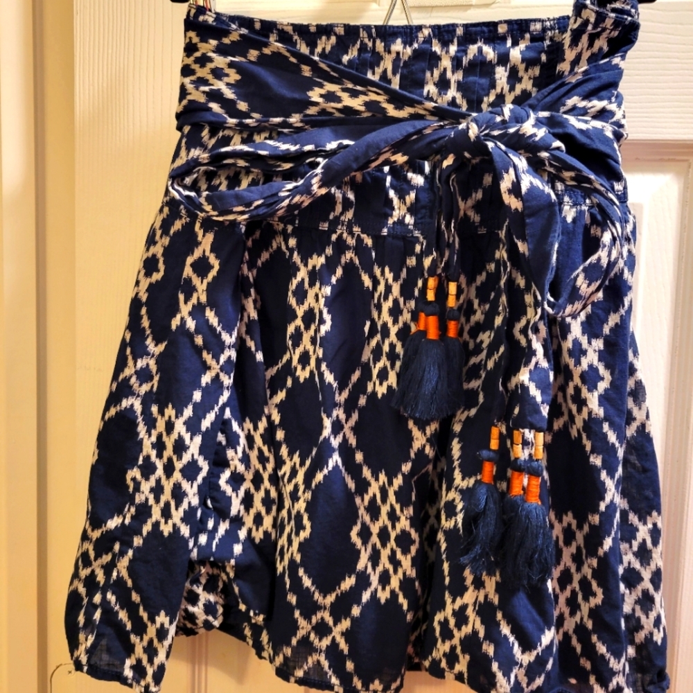 Anthropologie flowy skirt size xl